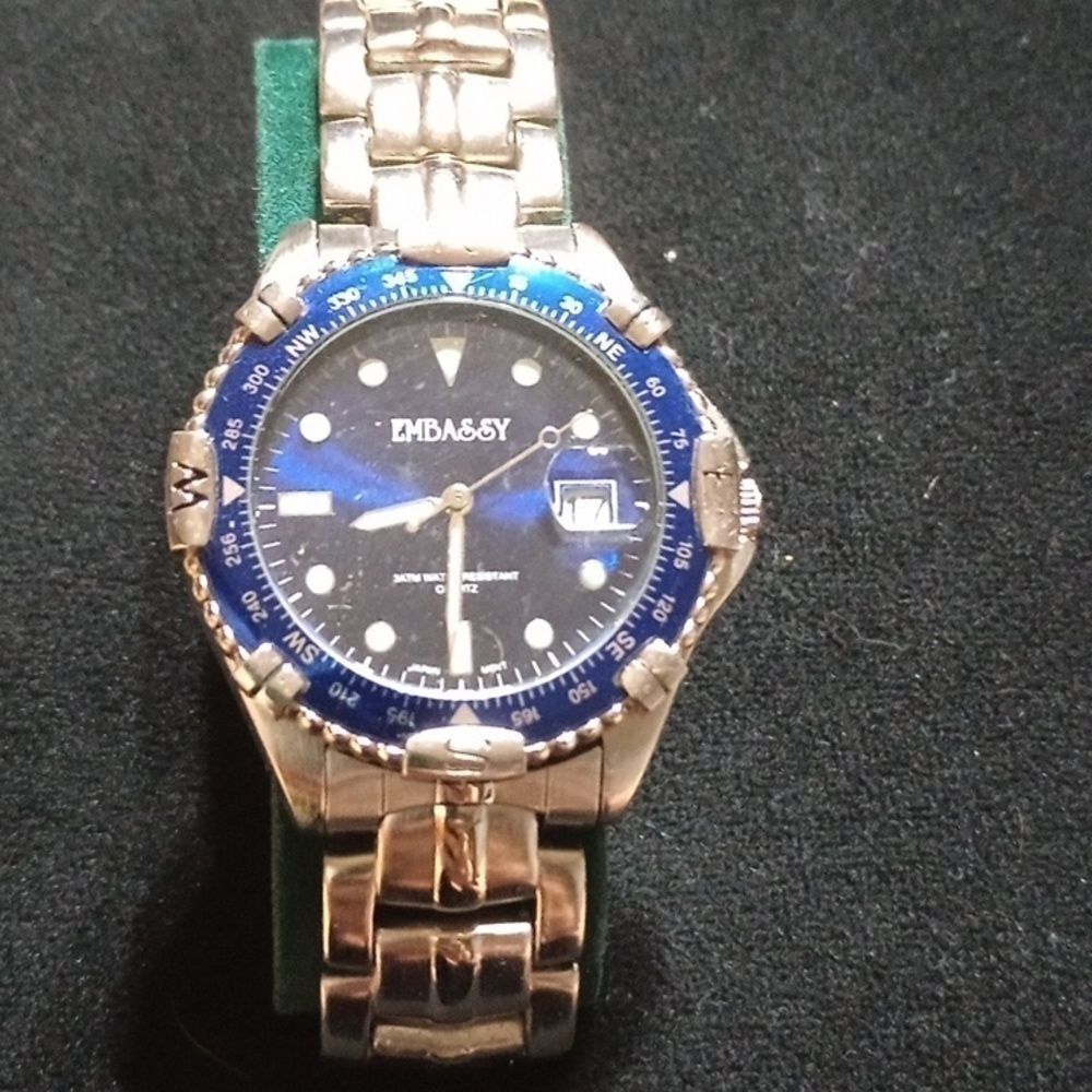 Embassy Men's Watch blue face